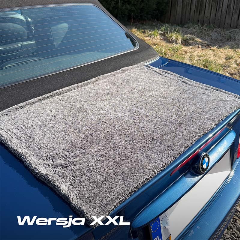 BTS Wodny Magnes - Ekstremalnie chłonny, dwustronny ręcznik do auta XXL